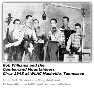 Bob Williams and the Cumberland Mountaineers 1948
